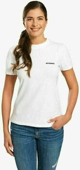 T-shirt/casaco com capuz para esqui Atomic W Alps White XS T-Shirt - 3