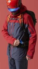 Skihelm Scott Couloir Mountain Rouge Red/Iron Grey S (51-55 cm) Skihelm - 6