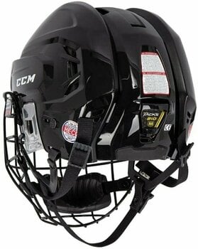 Hockey Helmet CCM Tacks 210 Combo SR Black L Hockey Helmet - 4