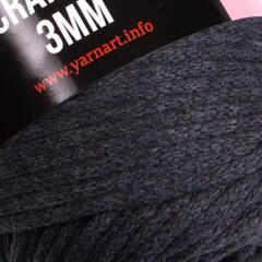 Cordon Yarn Art Macrame Cord 3 mm 85 m 758 Blueish Cordon - 1