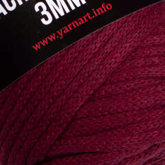 Cord Yarn Art Macrame Cord 3 mm 85 m 781 Violet Cord - 1