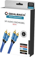 Hi-Fi аудио кабел Oehlbach BEAT! RCA Cinch Male - 2