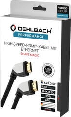 Hi-Fi Video Cable
 Oehlbach Shape Magic 2,2 m Black Hi-Fi Video Cable - 1