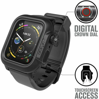 Cinghia Catalyst Waterproof Case Black AW 6/SE/5/4 44mm - 3