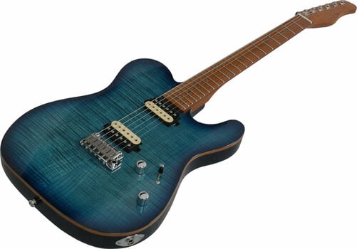 Elektrická kytara Sire Larry Carlton T7 FM Transparent Blue - 7