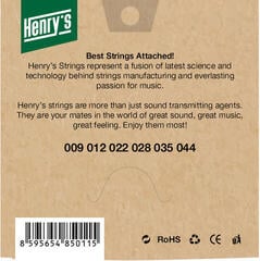 Guitar strings Henry's Bronze 09-44 Guitar strings - 1