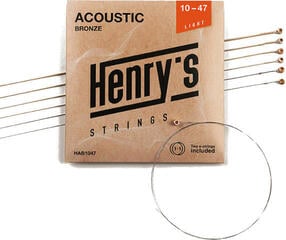 Cordas de guitarra Henry's Bronze 10-47 Cordas de guitarra - 2