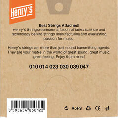 Cordas de guitarra Henry's Bronze 10-47 Cordas de guitarra - 1