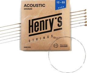Corde Chitarra Acustica Henry's Bronze 12-53 Corde Chitarra Acustica - 2