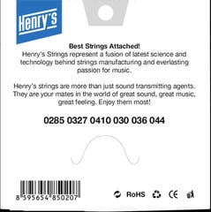 Найлонови струни за класическа китара Henry's Nylon Silver 0285-044 H Найлонови струни за класическа китара - 1
