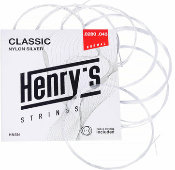 Nylon Konzertgitarren Saiten Henry's Nylon Silver 0280-043 N - 3