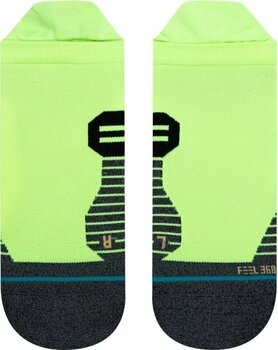 Calcetines para correr Stance Ultra Tab Neongreen S Calcetines para correr - 2