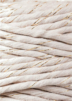 Cord Bobbiny Macrame Cord 5 mm 100 m Golden Nude Cord - 2