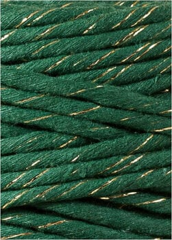 Cord Bobbiny Macrame Cord 5 mm 100 m Golden Pine Green Cord - 2