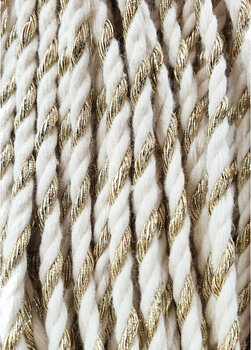 Cable Bobbiny 3PLY Macrame Rope 3 mm Golden Twist Cable - 2