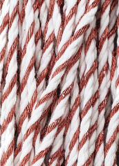 Laidas Bobbiny 3PLY Macramé Rope 3 mm 50 m Copper Twist - 1