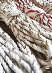 Laidas Bobbiny 3PLY Macramé Rope 3 mm 50 m Copper Twist - 2