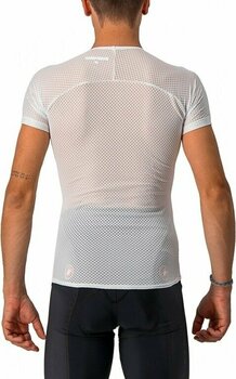 Tricou ciclism Castelli Pro Issue Short Sleeve Lenjerie funcțională White S - 4