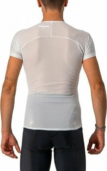 Pyöräilypaita Castelli Pro Issue Short Sleeve Urheilualusvaatteet White L - 4