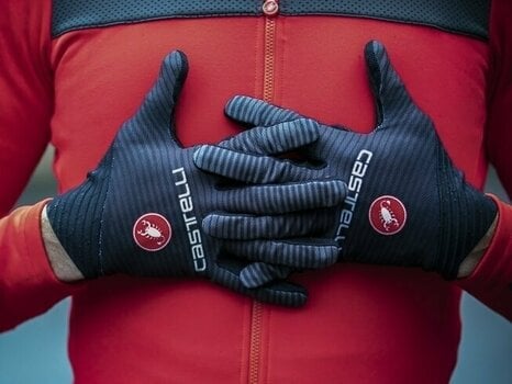 Cyklistické rukavice Castelli CW 6.1 Unlimited Grey/Blue XS Cyklistické rukavice - 3