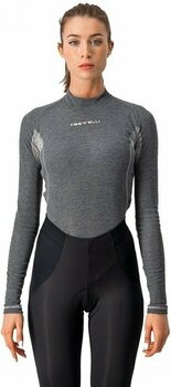Cycling jersey Castelli Flanders 2 W Warm Long Sleeve Functional Underwear-Jersey Gray L - 6