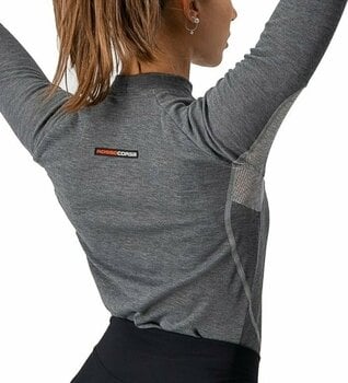 Odzież kolarska / koszulka Castelli Flanders 2 W Warm Long Sleeve Golf Gray XL - 3