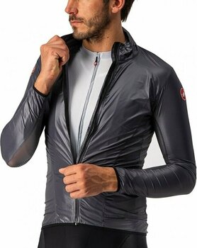 Cycling Jacket, Vest Castelli Aria Dark Gray S Jacket - 3