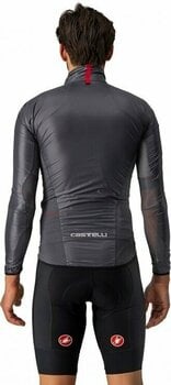 Cycling Jacket, Vest Castelli Aria Dark Gray M Jacket - 8