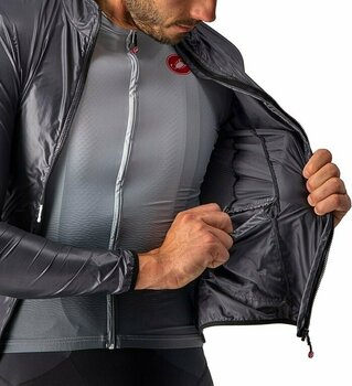 Cycling Jacket, Vest Castelli Aria Dark Gray XL Jacket - 4