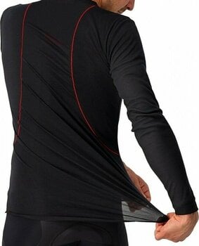 Maillot de cyclisme Castelli Prosecco Tech Long Sleeve Sous-vêtements fonctionnels Black XS - 4