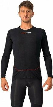 Maglietta ciclismo Castelli Prosecco Tech Long Sleeve Intimo funzionale Black XS - 6