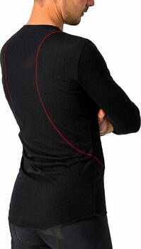 Odzież kolarska / koszulka Castelli Prosecco Tech Long Sleeve Bielizna funkcjonalna Black M - 5