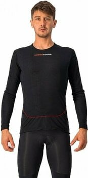 Odzież kolarska / koszulka Castelli Prosecco Tech Long Sleeve Black L - 6