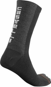 Cyklo ponožky Castelli Bandito Wool 18 Black S/M Cyklo ponožky - 2