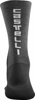 Cyklo ponožky Castelli Bandito Wool 18 Black S/M Cyklo ponožky - 3