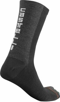 Calcetines de ciclismo Castelli Bandito Wool 18 Black L/XL Calcetines de ciclismo - 2