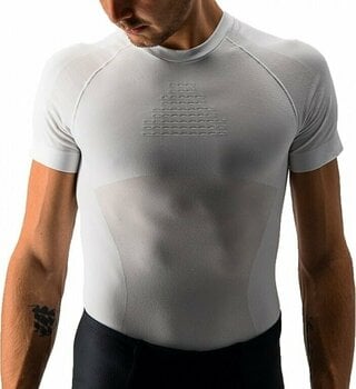 Maillot de cyclisme Castelli Core Seamless Base Layer Short Sleeve Sous-vêtements fonctionnels White 2XL - 6