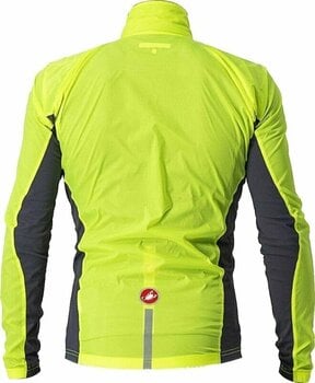 Fahrrad Jacke, Weste Castelli Squadra Stretch Yellow Fluo/Dark Gray S Jacke - 2