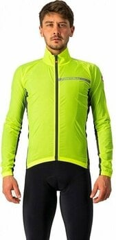 Cycling Jacket, Vest Castelli Squadra Stretch Yellow Fluo/Dark Gray S Jacket - 3