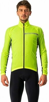 Cycling Jacket, Vest Castelli Squadra Stretch Yellow Fluo/Dark Gray L Jacket - 3