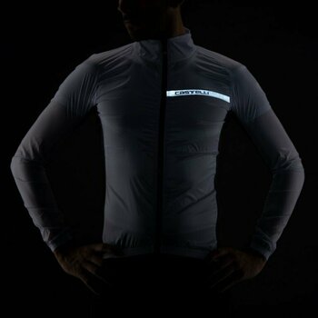 Cycling Jacket, Vest Castelli Squadra Stretch Yellow Fluo/Dark Gray XL Jacket - 6