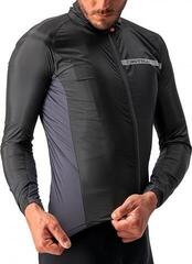 Ciclism Jacheta, Vesta Castelli Squadra Stretch Light Black/Dark Gray - 3
