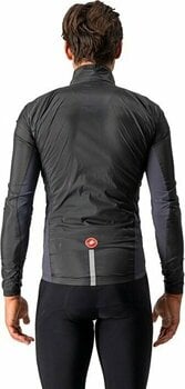 Biciklistička jakna, prsluk Castelli Squadra Stretch Light Black/Dark Gray S Jakna - 7