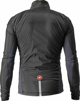 Kerékpár kabát, mellény Castelli Squadra Stretch Light Black/Dark Gray M Kabát - 2