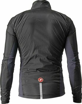 Biciklistička jakna, prsluk Castelli Squadra Stretch Light Black/Dark Gray L Jakna - 2
