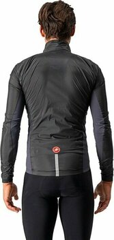 Kerékpár kabát, mellény Castelli Squadra Stretch Light Black/Dark Gray L Kabát - 7