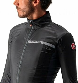 Kerékpár kabát, mellény Castelli Squadra Stretch Light Black/Dark Gray XL Kabát - 3