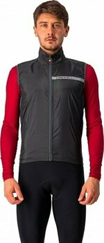 Cycling Jacket, Vest Castelli Squadra Stretch Light Black/Dark Gray S Vest - 5