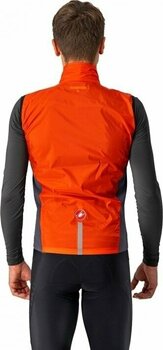 Cycling Jacket, Vest Castelli Squadra Stretch Fiery Red/Dark Gray L Vest - 3