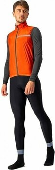 Cycling Jacket, Vest Castelli Squadra Stretch Fiery Red/Dark Gray L Vest - 4